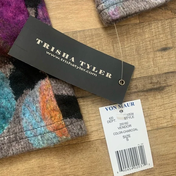 Trisha Tyler Cowl-neck Tunic NWT S - Picture 3 of 10